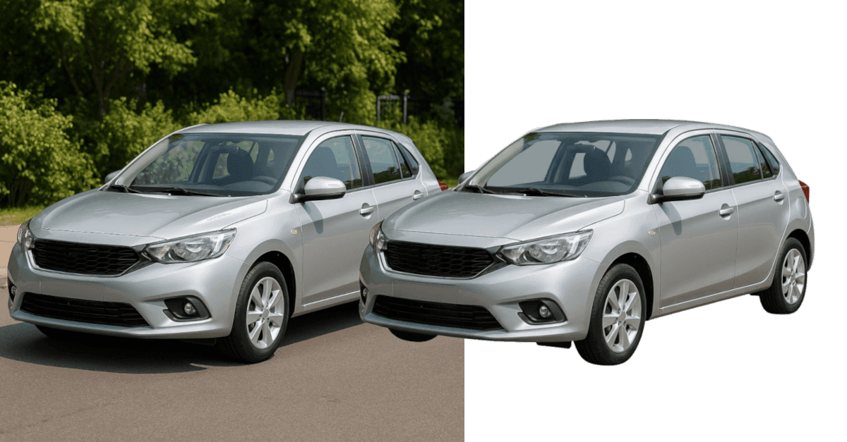 Background removal tool for car dealers