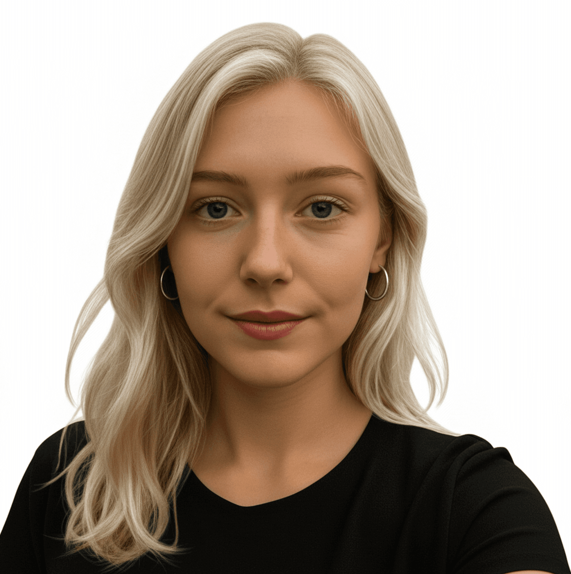 See how you look as a blonde with AI
