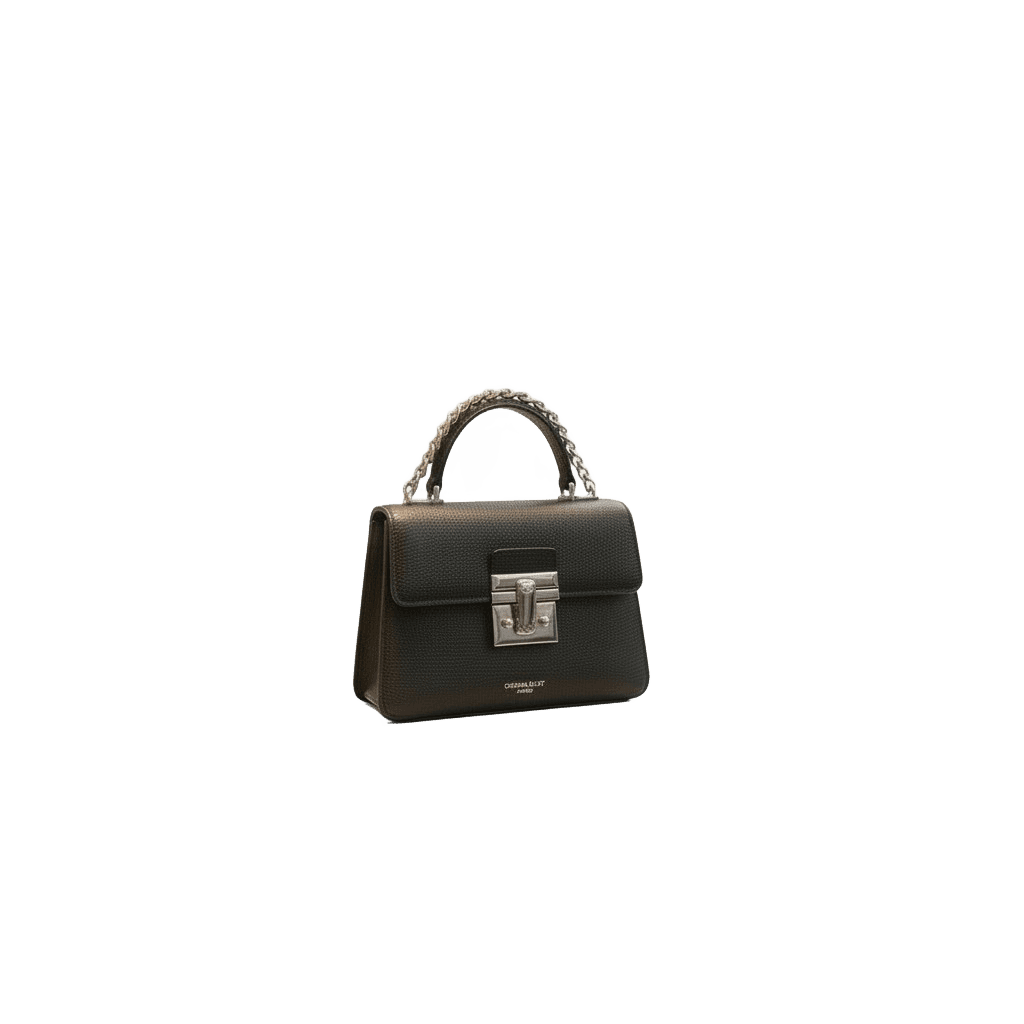 After making background transparent: Free floating luxury ladies bag on transparent background